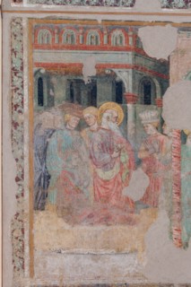 Fresco of the Stories of St. John the Evangelist at the Pinacoteca Nazionale di Ferrare
