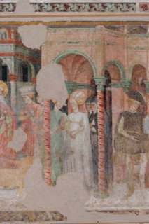 Fresco of the Stories of St. John the Evangelist at the Pinacoteca Nazionale di Ferrare