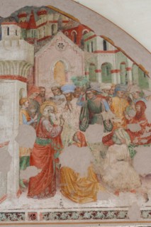 Fresco of the Stories of St. John the Evangelist at the Pinacoteca Nazionale di Ferrare