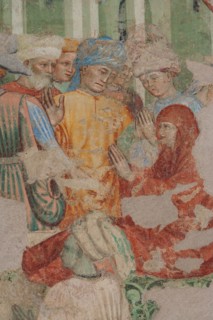 Fresco of the Stories of St. John the Evangelist at the Pinacoteca Nazionale di Ferrare