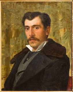 Giovanni Muzzioli (1854-1894) "Self portrait"