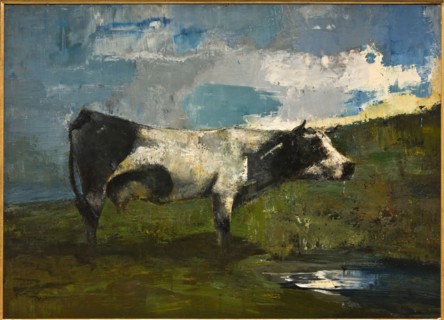 Ubaldo Magnavacca (1885-1957), "Grazing Cow"