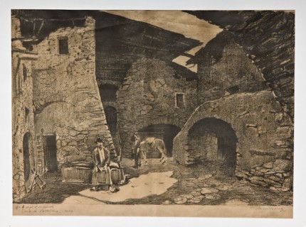Mario Vellani Marchi (1895-1979), "A Bridge in Valtellina"