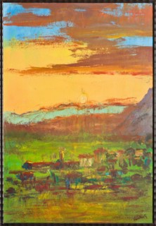 Pompeo Vecchiati, "Landscape"