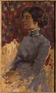 Augusto Valli, "Portrait of a Lady"