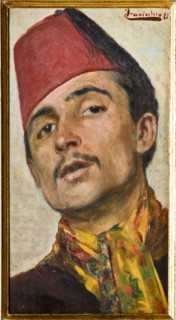 Fernando Cavicchioli; "Man wearing a Red "
