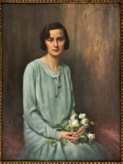 Carlo Grossi (1857-1931); "Portrait of Nina Galletto"