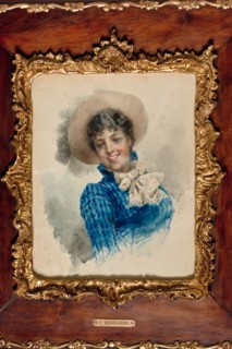 Vittorio Reggianini (1853 - 1910),"Portrait of a Lady"