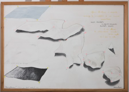 Franco Guerzoni (1948),"Study for Flying Carpets"