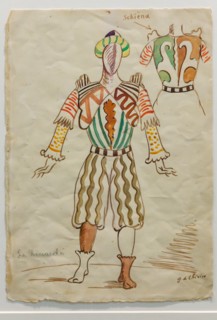 Museo Novecento: " Sir Richard Forth and detail of his dress for The Puritans