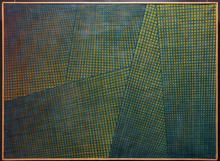 Museo Novecento: "Total Space: simultaneous rhythmic iterative progressions", by Mario Nigro, 1953