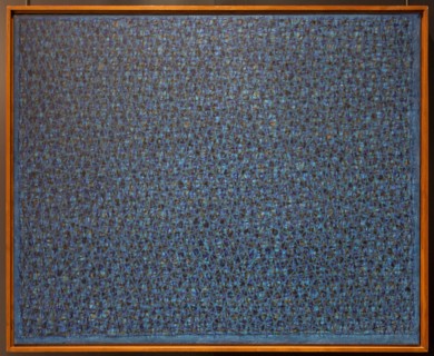 Museo Novecento: "Total Space: simultaneous rhythmic iterative progressions", by Mario Nigro, 1953