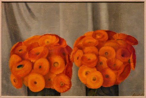 Museo Novecento: "Flowers (Dahlia)", by Antonio Donghi,1923