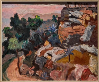 Museo Novecento: "Landscape of Alassio", 1934 by Carlo Levi