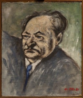 Museo Novecento: "Portrait of Giuseppe Ungaretti"ttone Rosai, 1951