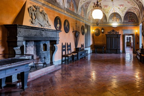 Fontanellato, Rocca Sanvitale: the weapons hall