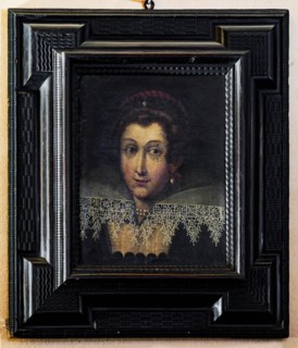 Fontanellato, Rocca Sanvitale: "Portrait of Barbara Sanseverino Sanvitale"