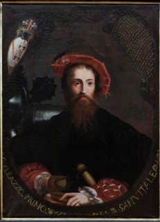 Fontanellato, Rocca Sanvitale: "Portrait of Barbara Sanseverino Sanvitale"