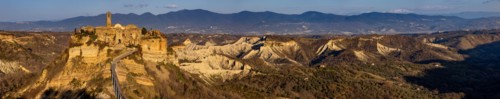 Civita di Bagnoregio: view of the Lazio Hamlet, known as the "dying village"