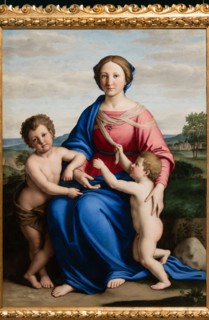 Brescia, Pinacoteca Tosio Martinengo: "The Virgin Mary with Infant Jesus and Infant St. John"