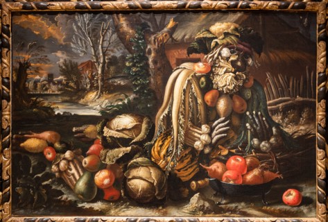 Brescia, Pinacoteca Tosio Martinengo: "Winter" by Antonio Rasio