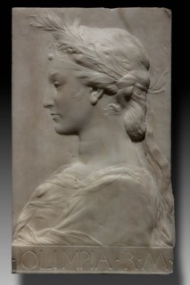 "Olympias, queen of Macedonians", by Desiderio da Settignano