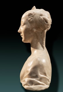"Young gentlewoman", by Desiderio da Settignano and workshop, marble