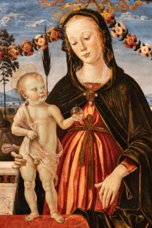 "Madonna and Child", by Pinturicchio