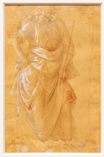 "Male Draped Figure", by Filippo Lippi