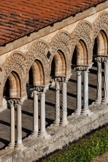 Monreale, Duomo, cloister of the Benedictine monastery