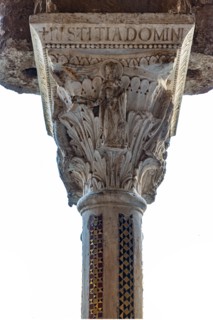 Monreale, Duomo, the cloister of the Benedectine monastery