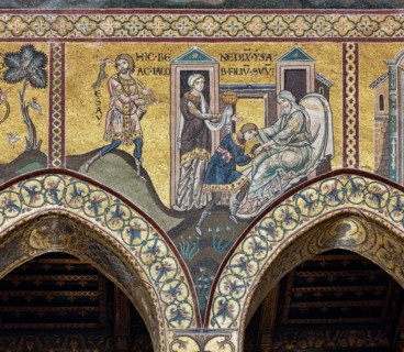 Monreale, Duomo: "Isaac blesses Jacob"