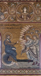 Monreale, Duomo: "Creation of  the Day and the night"