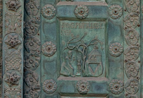 Monreale Cathedral, the gate by Bonanno Pisano (1185-6)