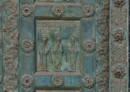 Monreale Cathedral, the gate by Bonanno Pisano (1185-6)