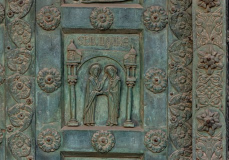 Monreale Cathedral, the gate by Bonanno Pisano (1185-6)