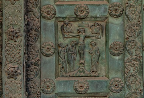 Monreale Cathedral, the gate by Bonanno Pisano (1185-6)