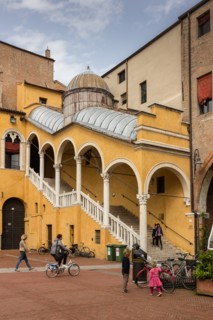 Ferrara, piazza del Municipio (Town Hall Square), former courtyard of the first Estense residence