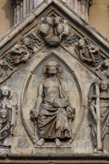 Ferrara, the Cathedral dedicated to St. George, façade