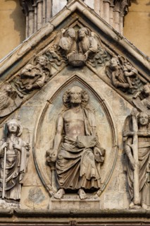 Ferrara, the Cathedral dedicated to St. George, façade