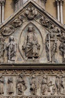 Ferrara, the Cathedral dedicated to St. George, façade