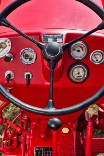 Old Tractor. Detail.