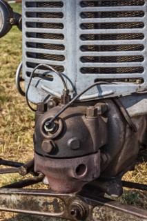 Old Tractor. Detail.