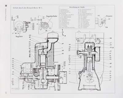 Old Tractor. Detail of the technical drawing.