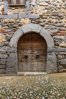 Candelo, Ricetto (fortified structure), a "Rua" (street) inside the Ricetto