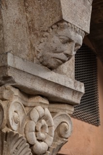 Modena, Ghirlandina Tower, Torresani Hall, north wall