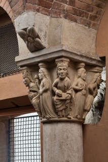 Modena, Ghirlandina Tower, Torresani Hall, east wall