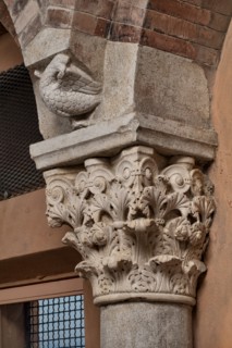 Modena, Ghirlandina Tower, Torresani Hall, south wall