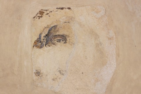 “Unidentified figure”. Fresco by Jacopo di Cione