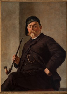 Albano Lugli: "Man with Pipe"